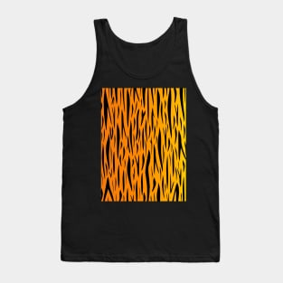 ORANGE Tiger Stripes Tank Top